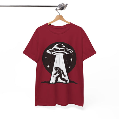 Bigfoot UFO Unisex Tee Graphic Design T-Shirt, GraphicTees, png, sublimation