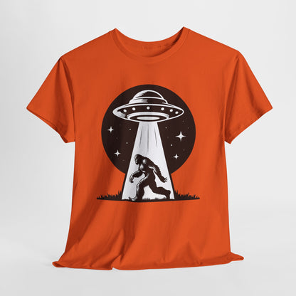 Bigfoot UFO Unisex Tee Graphic Design T-Shirt, GraphicTees, png, sublimation
