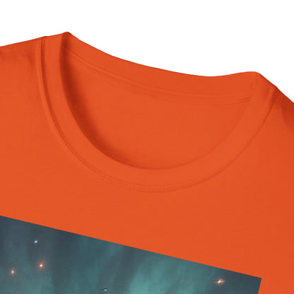 Roswell City Limits, Alien Sunset Softstyle T-Shirt | Unisex Graphic Tee, UFO Theme Shirt, Casual, Gift for Sci-Fi Lovers, Summer Fashion