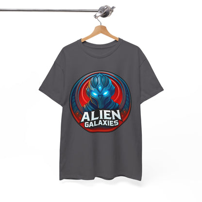 Alien Galaxies T-Shirt — Sci‑Fi Alien Emblem Tee, unisex, t-shirt, png, graphic design