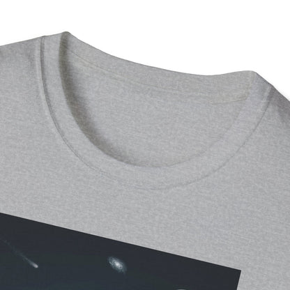 UFO over Las Vegas, Cosmic Vibes Unisex T-Shirt - UFO & Moon Design, Relaxed Fit Tee for Space Lovers, Gift for Sci-Fi Fans, Casual Wear, Everyday Essentials, t-shirt, tshirt, png