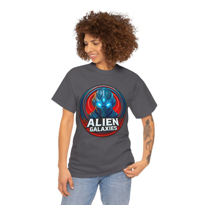 Alien Galaxies T-Shirt — Sci‑Fi Alien Emblem Tee, unisex, t-shirt, png, graphic design