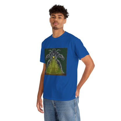 Alien Biker Neon Sci‑Fi Motorcycle T-Shirt