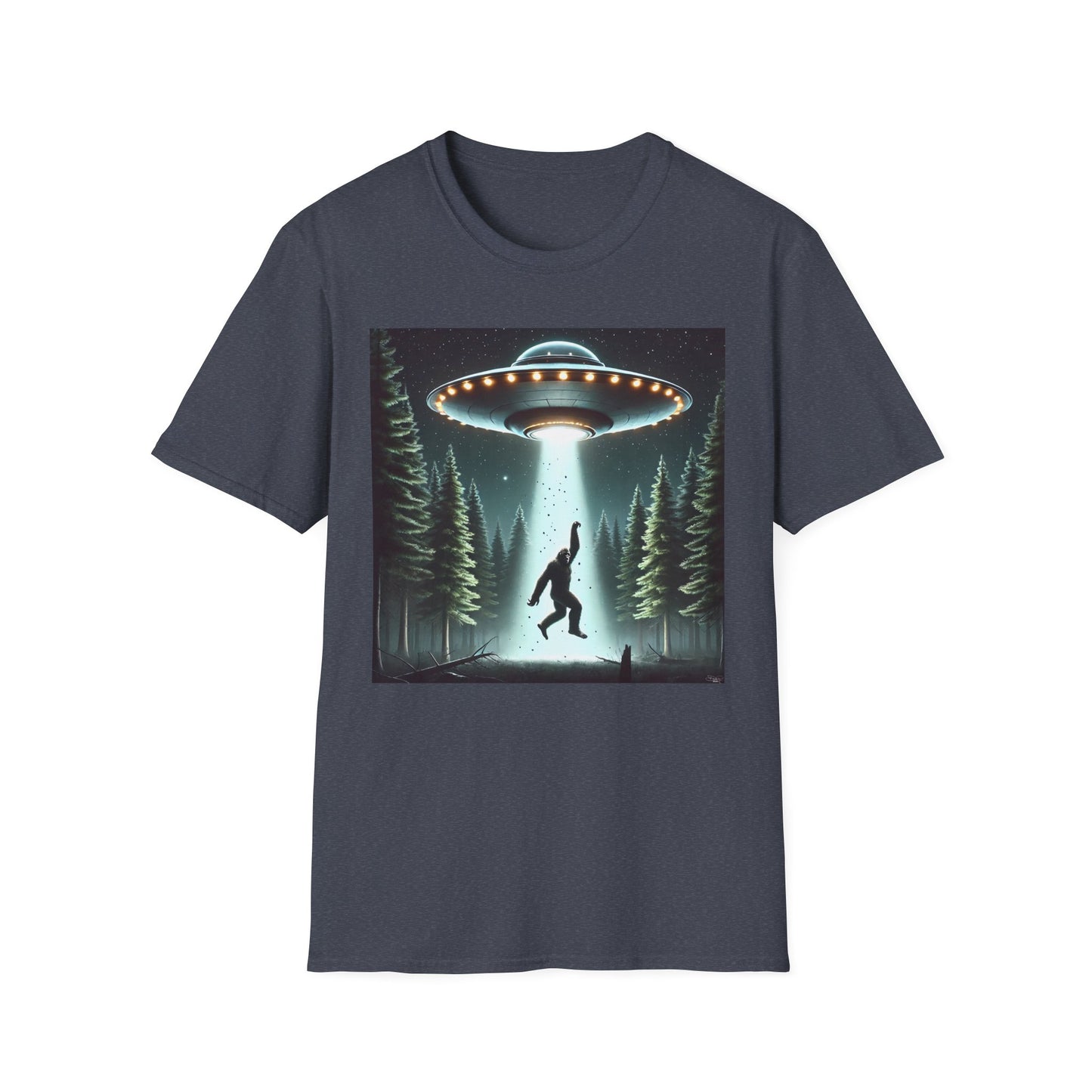 Funny UFO Abduction Unisex T-Shirt, Alien Theme Tee, Gift for Sci-Fi Lovers, Cool Graphic Shirt, Quirky Apparel, Unique Vintage Style