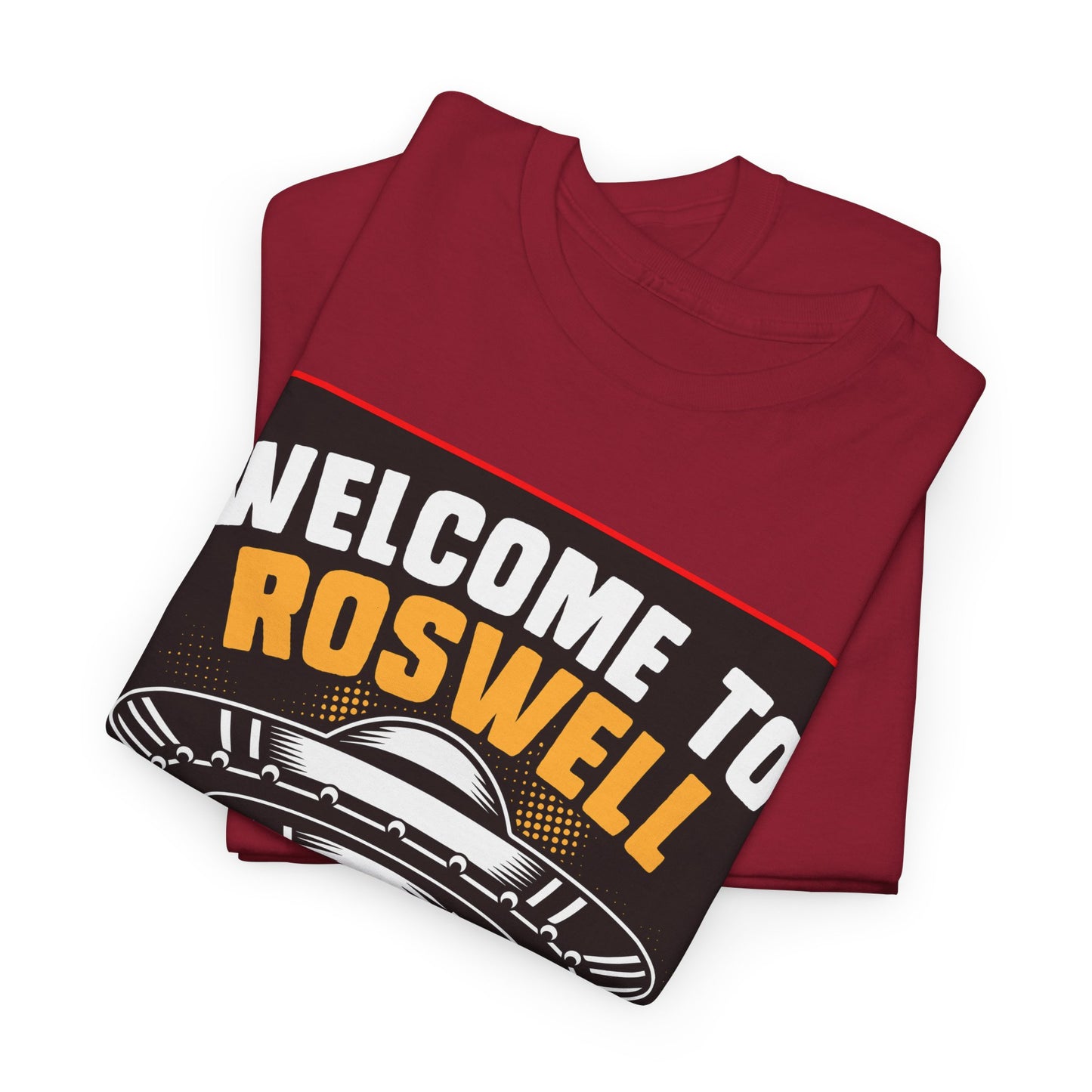 Roswell, UFO, Unisex Heavy Cotton Tee