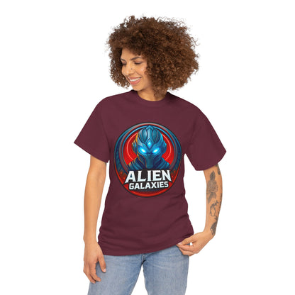 Alien Galaxies T-Shirt — Sci‑Fi Alien Emblem Tee, unisex, t-shirt, png, graphic design