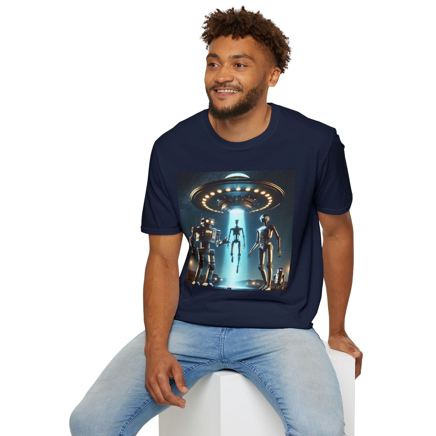 Retro Sci-Fi Unisex T-Shirt Cool Graphic Tee