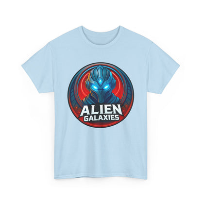 Alien Galaxies T-Shirt — Sci‑Fi Alien Emblem Tee, unisex, t-shirt, png, graphic design