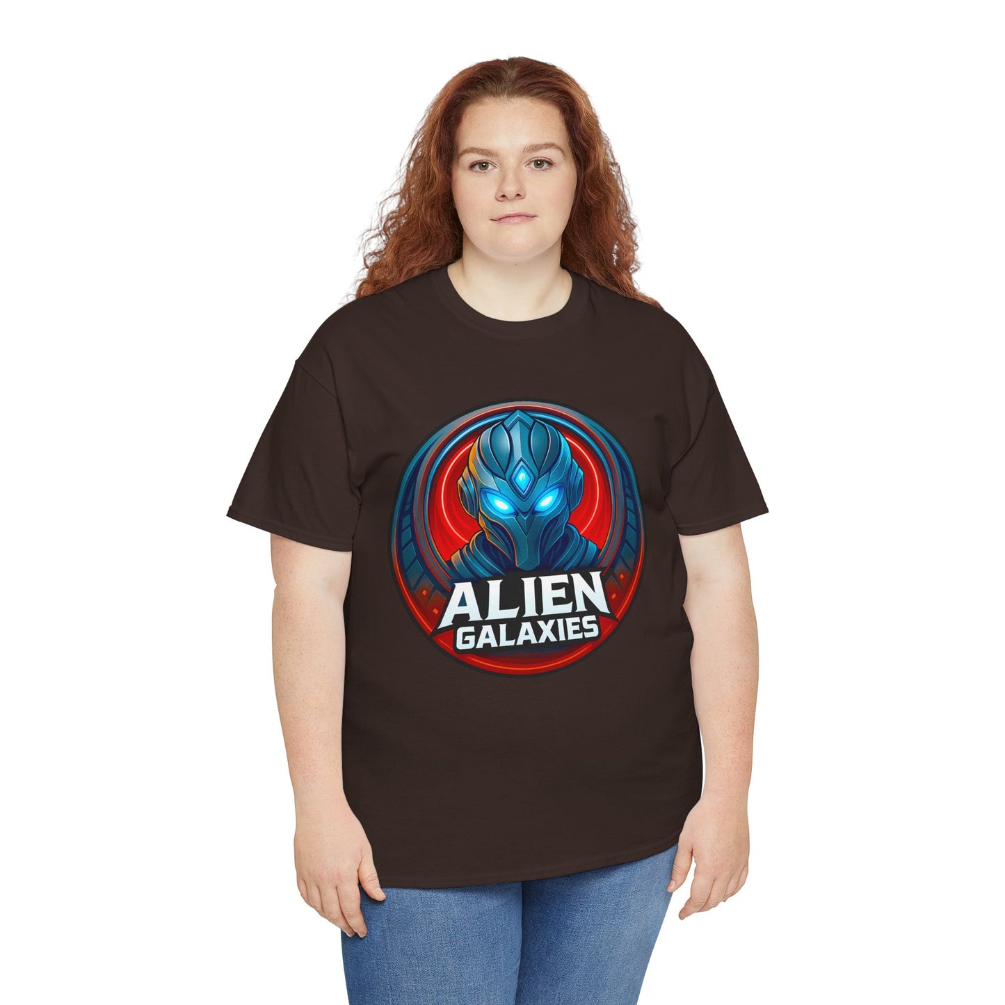 Alien Galaxies T-Shirt — Sci‑Fi Alien Emblem Tee, unisex, t-shirt, png, graphic design