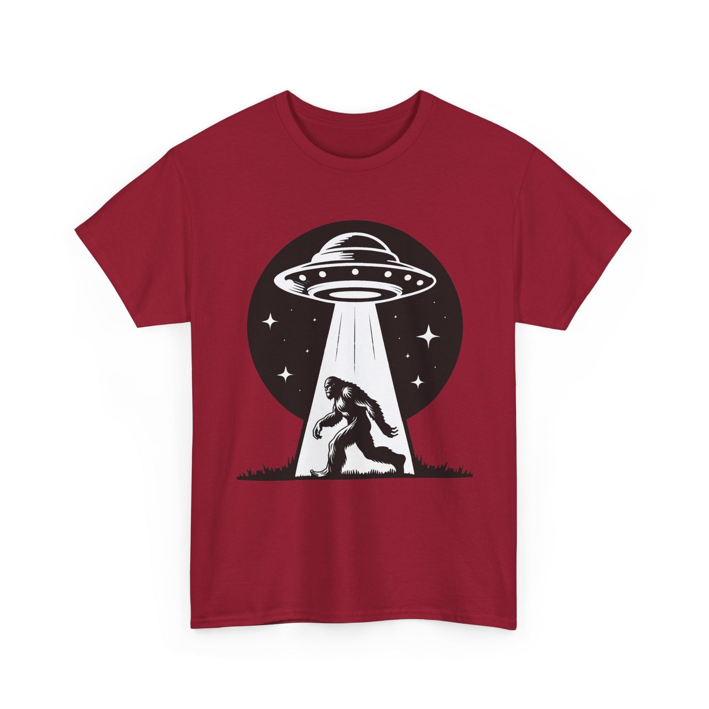 Bigfoot UFO Unisex Tee Graphic Design T-Shirt, GraphicTees, png, sublimation
