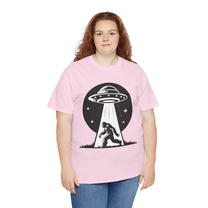 Bigfoot UFO Unisex Tee Graphic Design T-Shirt, GraphicTees, png, sublimation