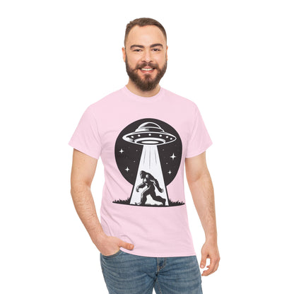 Bigfoot UFO Unisex Tee Graphic Design T-Shirt, GraphicTees, png, sublimation