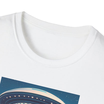 Cosmic Abduction Unisex T-Shirt | Space Alien Tee, UFO Graphic Shirt, Sci-Fi Fan Gift, Casual Style, Cool Vintage Look