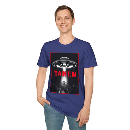 Taken, Alien Abduction, Unisex T-Shirt, Taken Graphic Tee, UFO Gift, Casual Wear, Sci-Fi Fan Apparel, Fun Statement Shirt, GraphicTees