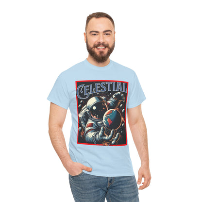 Celestial Astronaut Tee - Unisex Vintage Space Graphic T-Shirt, png, t-shirt, tshirts