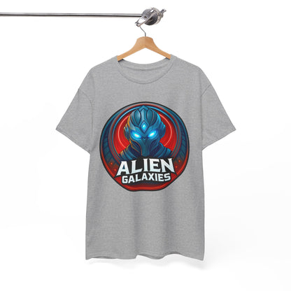 Alien Galaxies T-Shirt — Sci‑Fi Alien Emblem Tee, unisex, t-shirt, png, graphic design