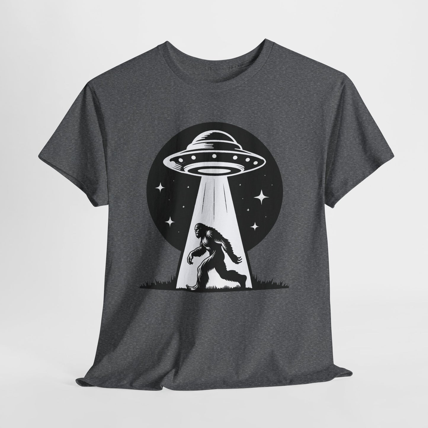 Bigfoot UFO Unisex Tee Graphic Design T-Shirt, GraphicTees, png, sublimation