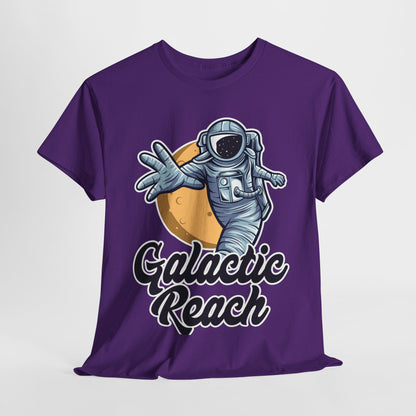 Galactic Reach, Astronaut, Unisex Heavy Cotton Tee, Express Delivery available, graphic design, png