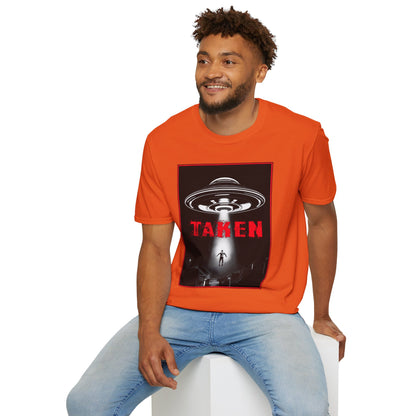 Taken, Alien Abduction, Unisex T-Shirt, Taken Graphic Tee, UFO Gift, Casual Wear, Sci-Fi Fan Apparel, Fun Statement Shirt, GraphicTees