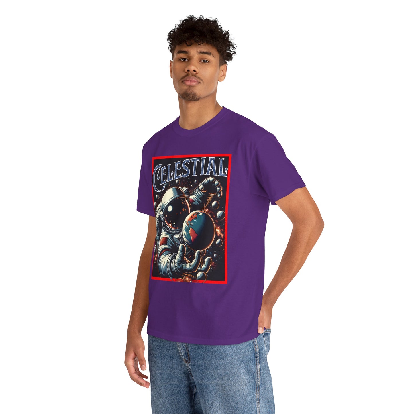 Celestial Astronaut Tee - Unisex Vintage Space Graphic T-Shirt, png, t-shirt, tshirts