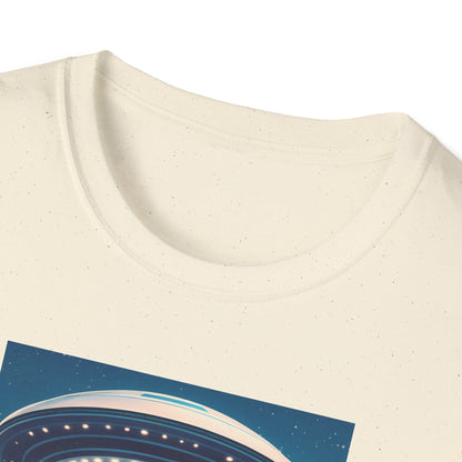 Cosmic Abduction Unisex T-Shirt | Space Alien Tee, UFO Graphic Shirt, Sci-Fi Fan Gift, Casual Style, Cool Vintage Look