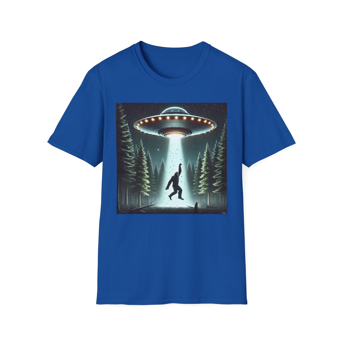 Funny UFO Abduction Unisex T-Shirt, Alien Theme Tee, Gift for Sci-Fi Lovers, Cool Graphic Shirt, Quirky Apparel, Unique Vintage Style