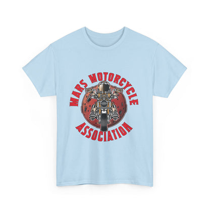 Mars Motorcycle Association Unisex Heavy Cotton Tee - Perfect Gift for Bikers