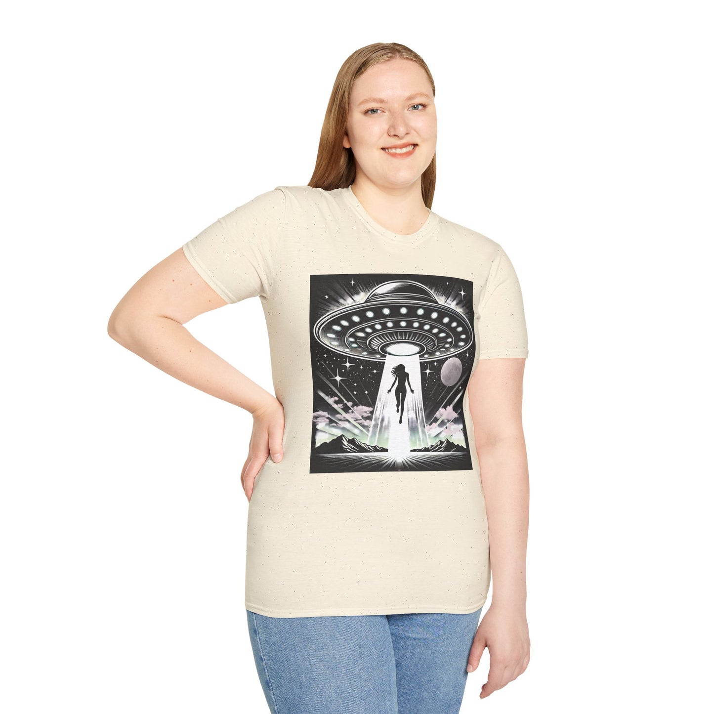 Cosmic Alien Abduction T-Shirt, Retro UFO Shirt, t-shirts, tshirts, Space Enthusiast Apparel, Graphic Tee, Gift for Sci-Fi Lovers, tees, png