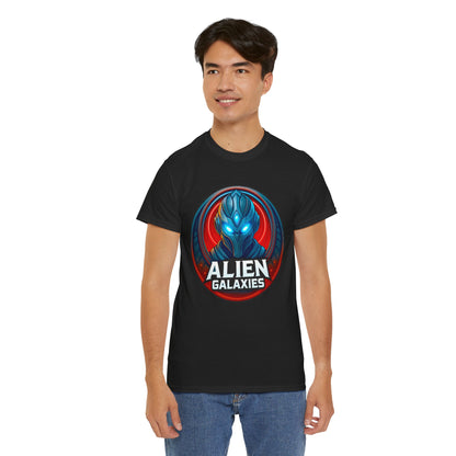 Alien Galaxies T-Shirt — Sci‑Fi Alien Emblem Tee