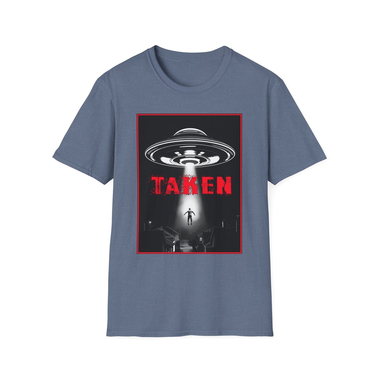 Taken, Alien Abduction, Unisex T-Shirt, Taken Graphic Tee, UFO Gift, Casual Wear, Sci-Fi Fan Apparel, Fun Statement Shirt, GraphicTees