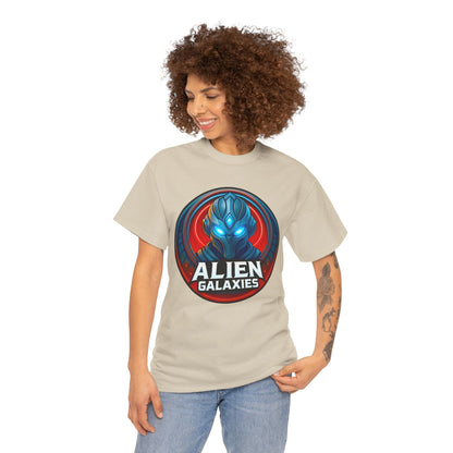 Alien Galaxies T-Shirt — Sci‑Fi Alien Emblem Tee, unisex, t-shirt, png, graphic design