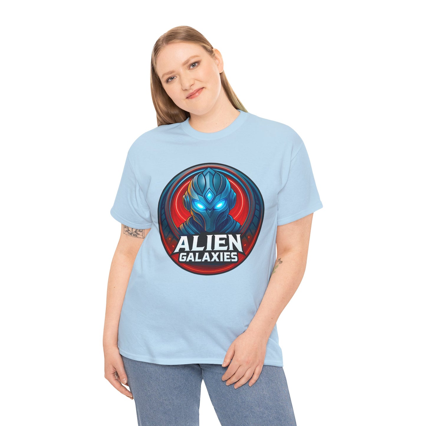 Alien Galaxies T-Shirt — Sci‑Fi Alien Emblem Tee
