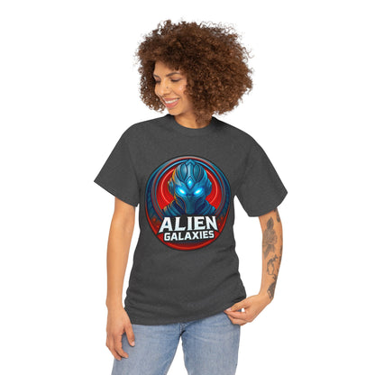 Alien Galaxies T-Shirt — Sci‑Fi Alien Emblem Tee, unisex, t-shirt, png, graphic design