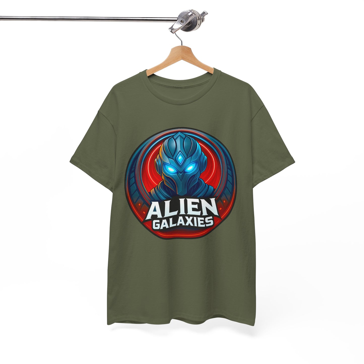 Alien Galaxies T-Shirt — Sci‑Fi Alien Emblem Tee, unisex, t-shirt, png, graphic design