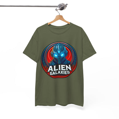 Alien Galaxies T-Shirt — Sci‑Fi Alien Emblem Tee, unisex, t-shirt, png, graphic design