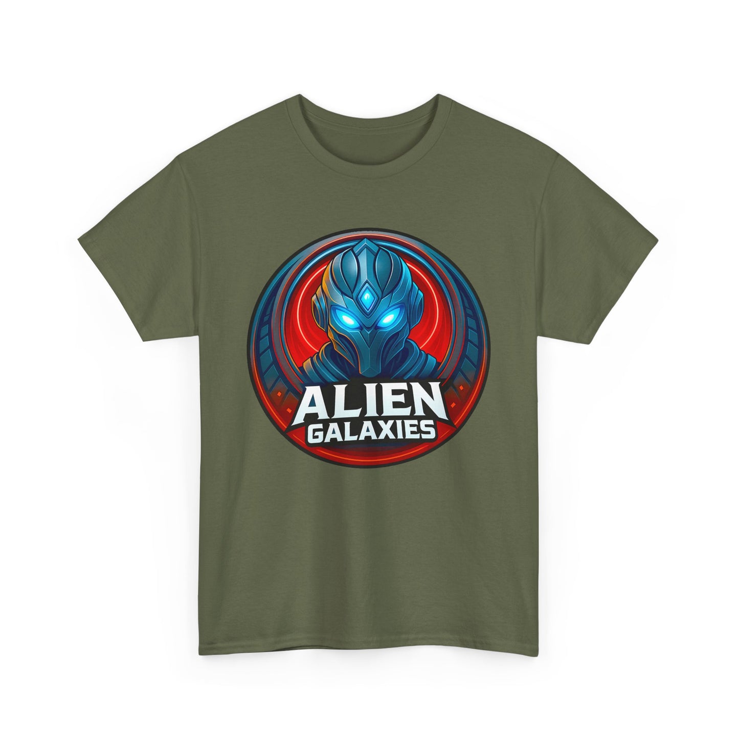 Alien Galaxies T-Shirt — Sci‑Fi Alien Emblem Tee, unisex, t-shirt, png, graphic design