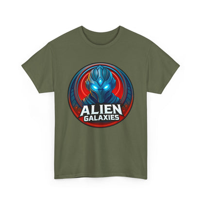 Alien Galaxies T-Shirt — Sci‑Fi Alien Emblem Tee, unisex, t-shirt, png, graphic design