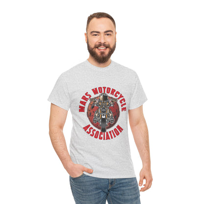 Mars Motorcycle Association Unisex Heavy Cotton Tee - Perfect Gift for Bikers