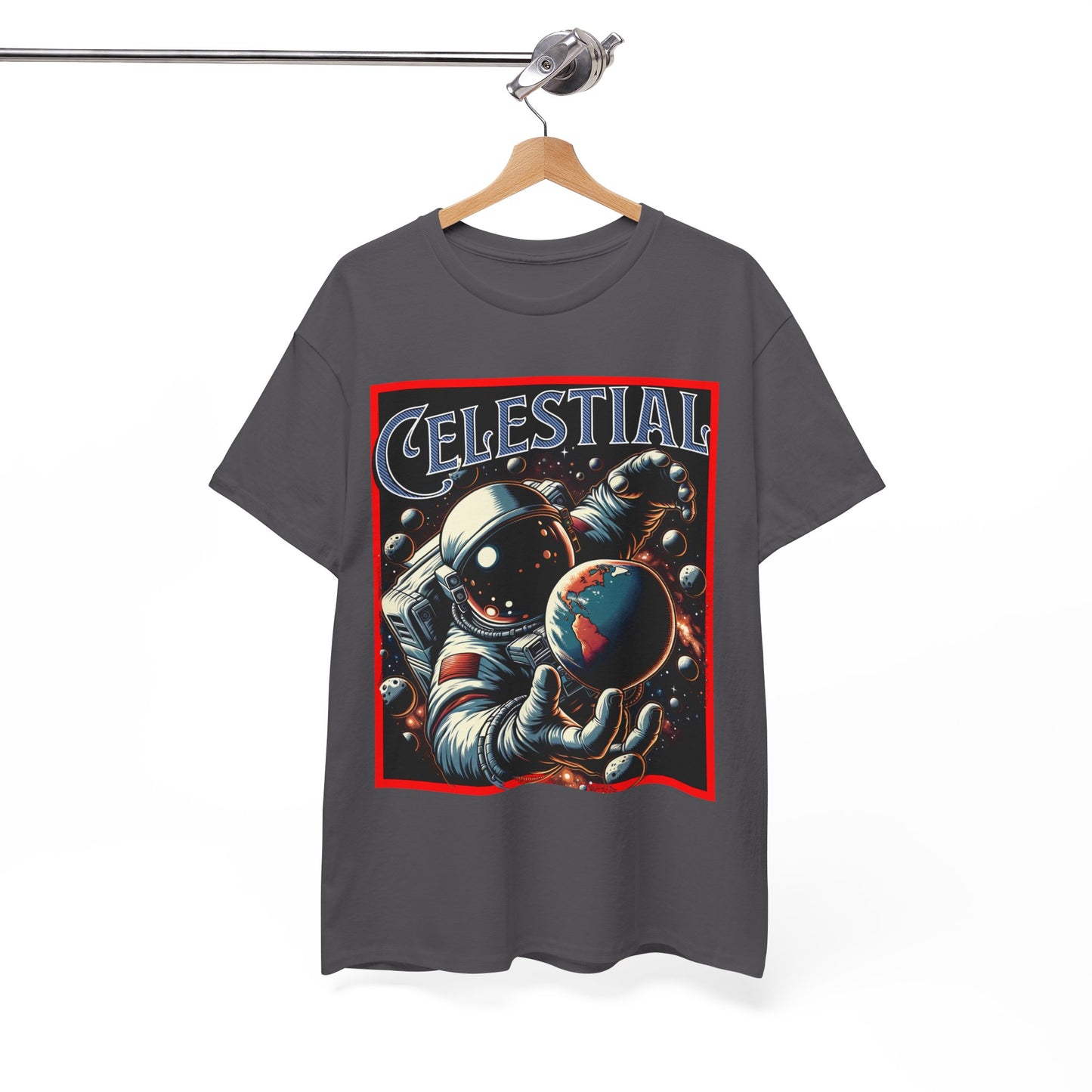 Celestial Astronaut Tee - Unisex Vintage Space Graphic T-Shirt, png, t-shirt, tshirts