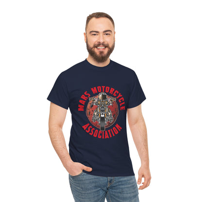 Mars Motorcycle Association Unisex Heavy Cotton Tee - Perfect Gift for Bikers