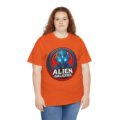 Alien Galaxies T-Shirt — Sci‑Fi Alien Emblem Tee, unisex, t-shirt, png, graphic design