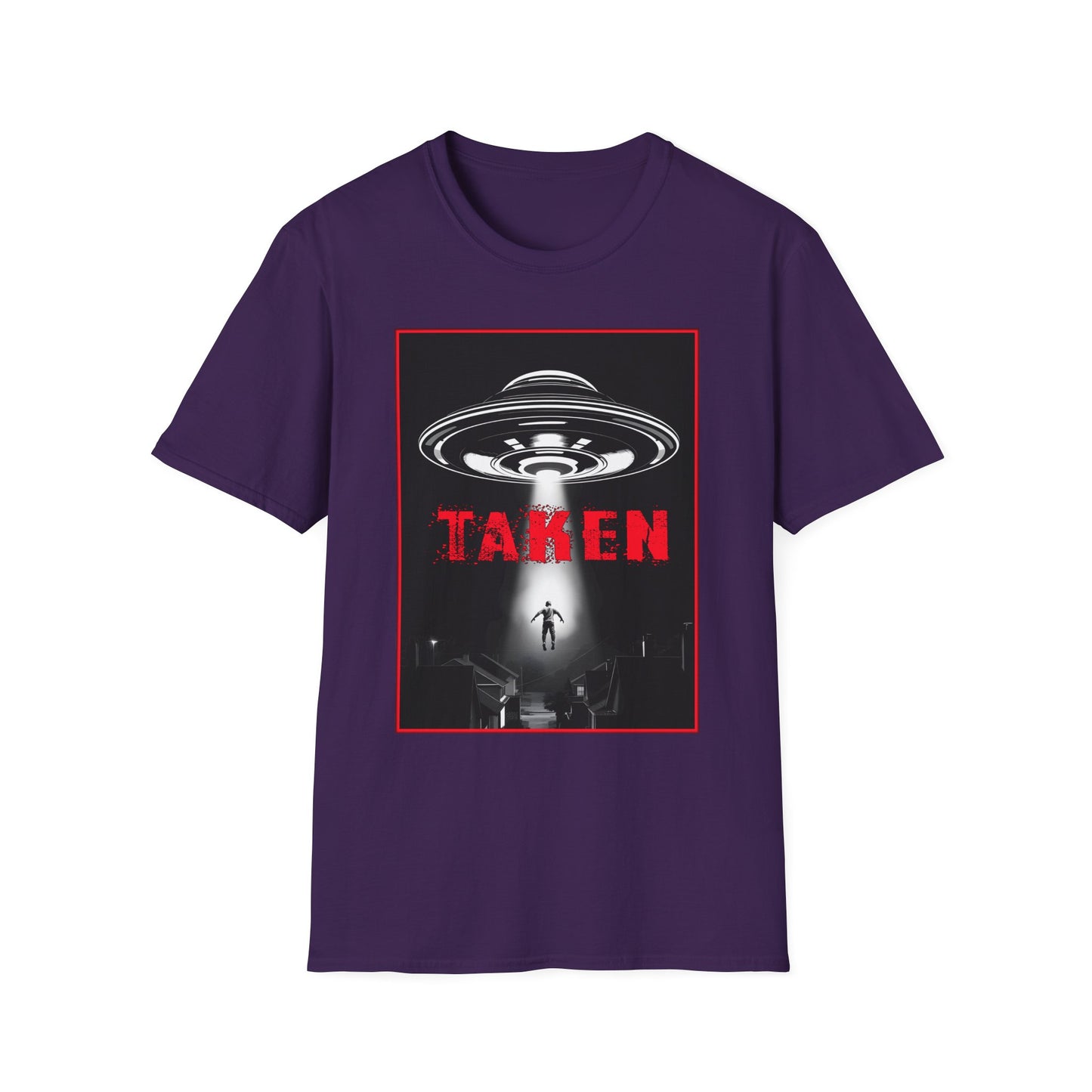 Taken, Alien Abduction, Unisex T-Shirt, Taken Graphic Tee, UFO Gift, Casual Wear, Sci-Fi Fan Apparel, Fun Statement Shirt, GraphicTees