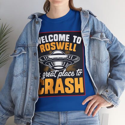 Roswell, UFO, Unisex Heavy Cotton Tee, graphic design, png, t-shirts, t-shirt, tshirts