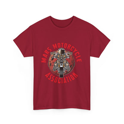 Mars Motorcycle Association Unisex Heavy Cotton Tee - Perfect Gift for Bikers