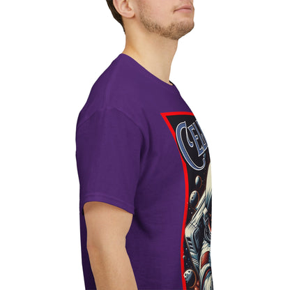 Celestial Astronaut Tee - Unisex Vintage Space Graphic T-Shirt, png, t-shirt, tshirts