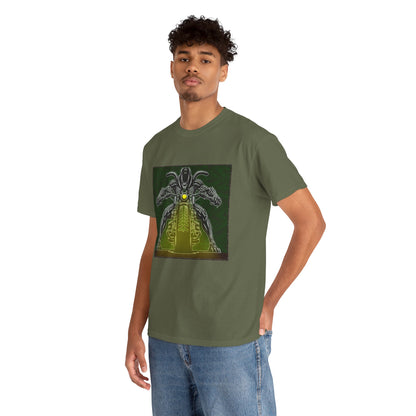 Alien Biker Neon Sci‑Fi Motorcycle T-Shirt